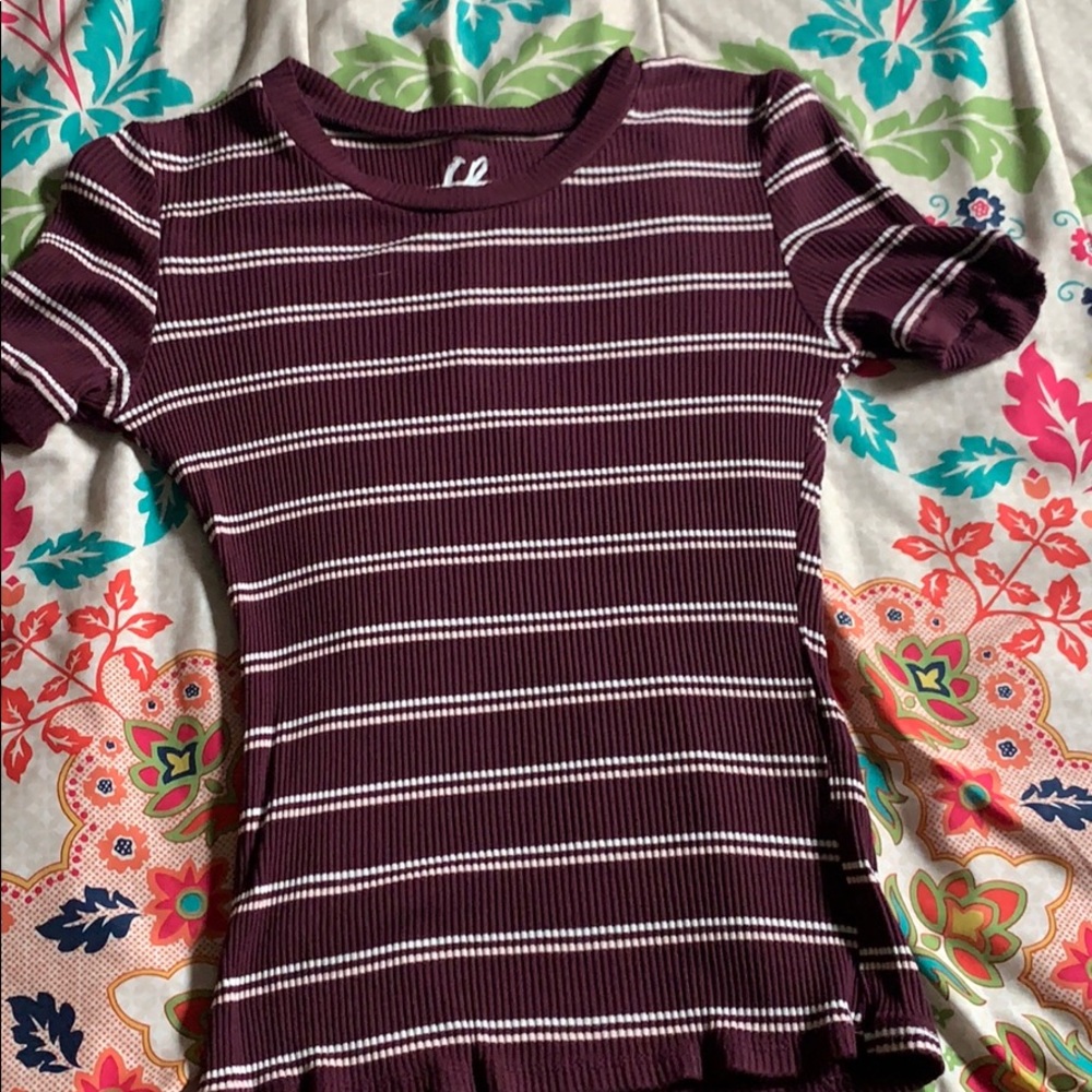 charlotte russe fitted tee